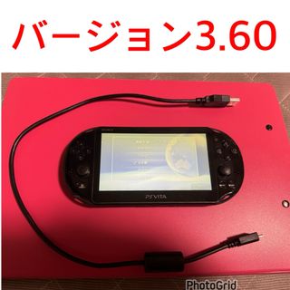 プレイステーションヴィータ(PlayStation Vita)のvita  3.60  ブラック　4番(携帯用ゲーム機本体)