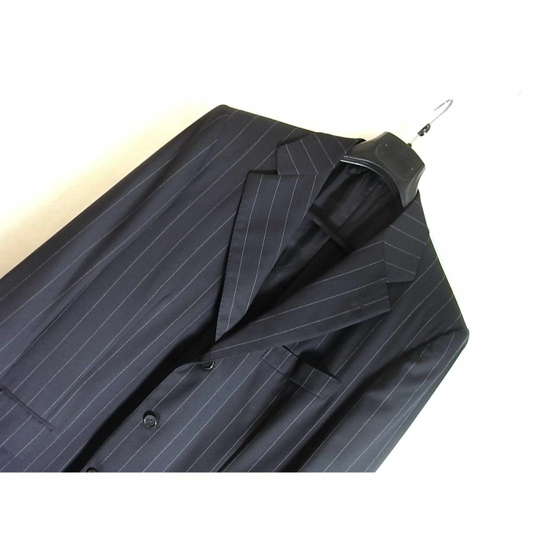 size50☆極美品☆キトン Kiton ３釦ジャケット ダークネイビー