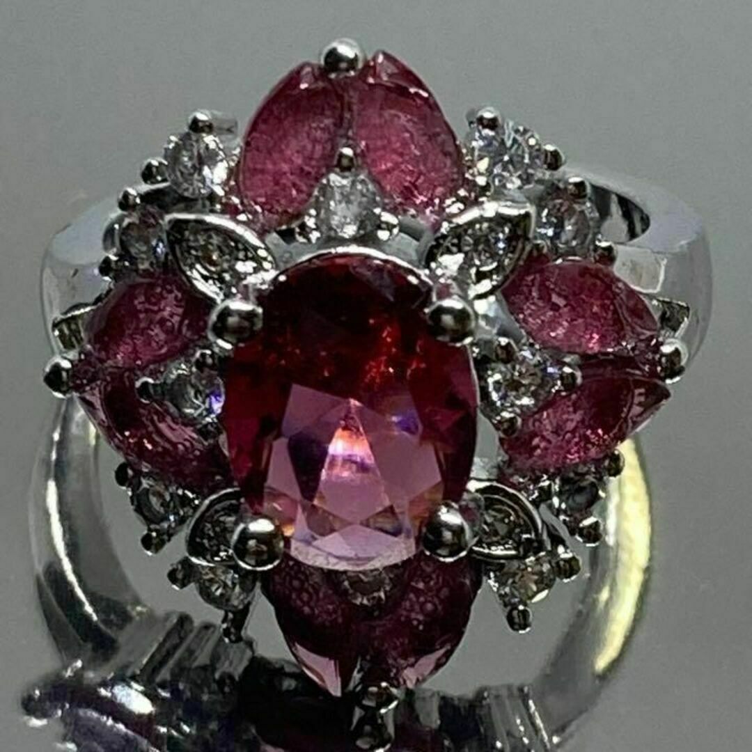 シルバー サファイア ジルコニア 指輪 おしゃれ かわいい ジュエリー 10号 レディースのアクセサリー(リング(指輪))の商品写真