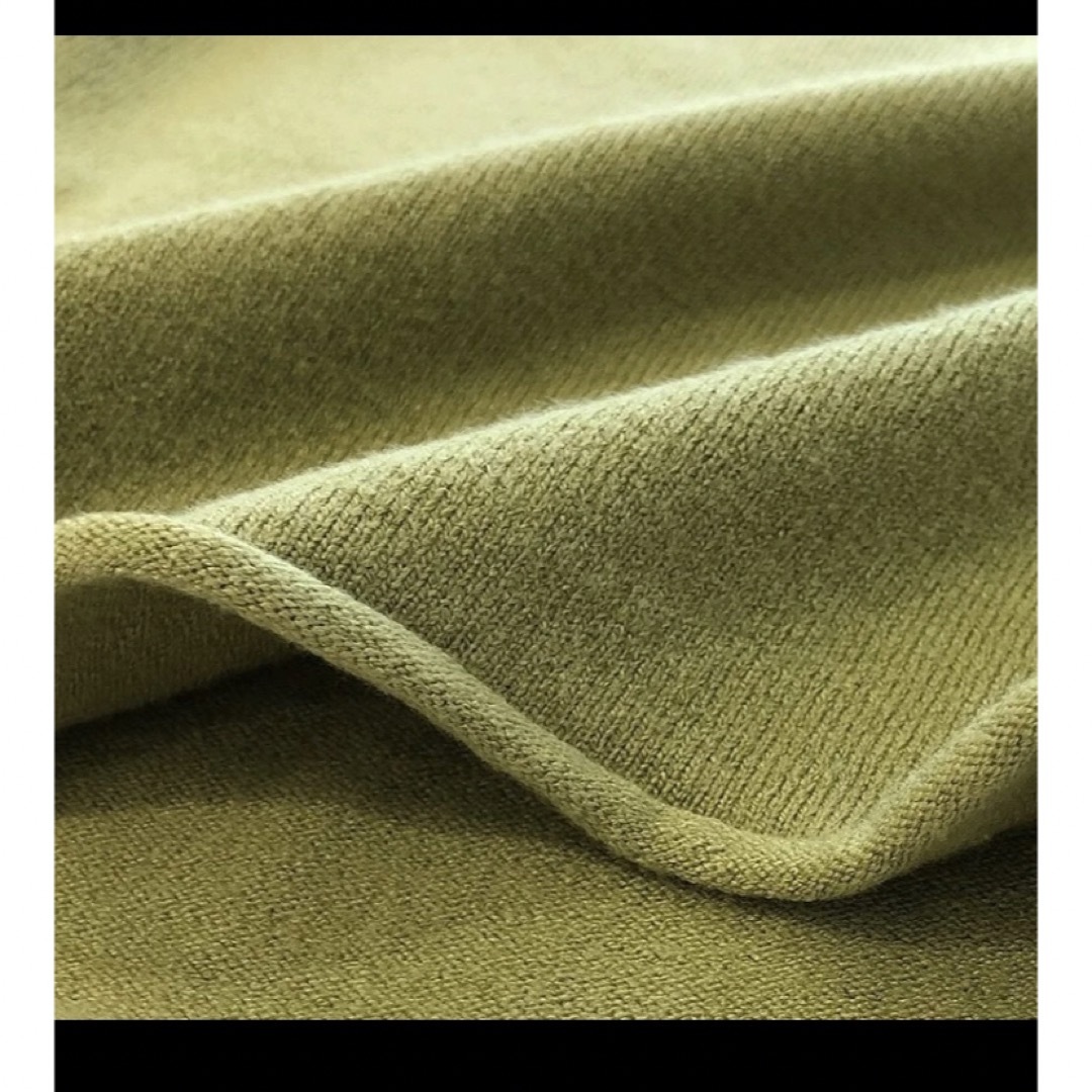 ニット　巻きロック仕上げ カジュアル レイヤード 薄手ニット 白　黒　緑　ピンク レディースのトップス(ニット/セーター)の商品写真