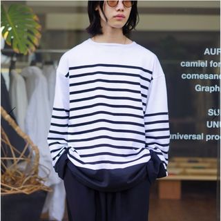 ワンエルディーケーセレクト(1LDK SELECT)のoutil tricot habas (ov-c003)/White:Black(Tシャツ/カットソー(七分/長袖))