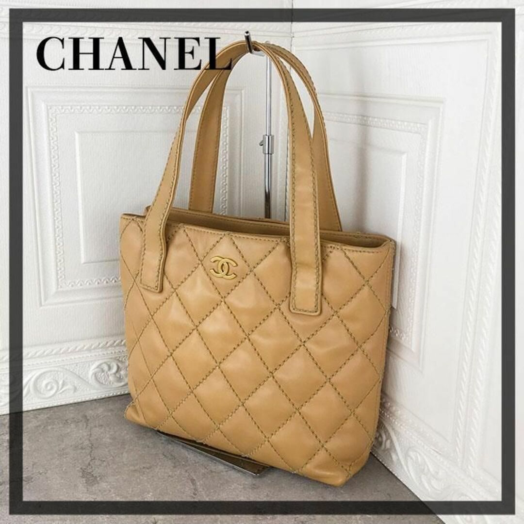 CHANEL - 美品❤️正規品❤️シャネル ワイルドステッチ トートバッグ