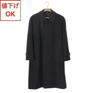 08【極美品】ダーバン D'URBAN コート A5 メンズ L アンゴラ混