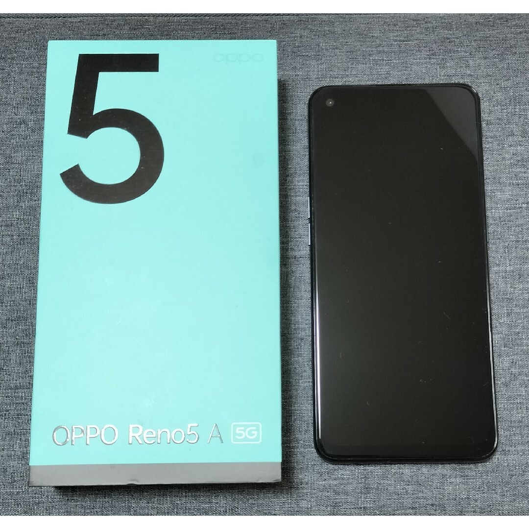 OPPO　Reno5 A　シルバーブラック　A1030P