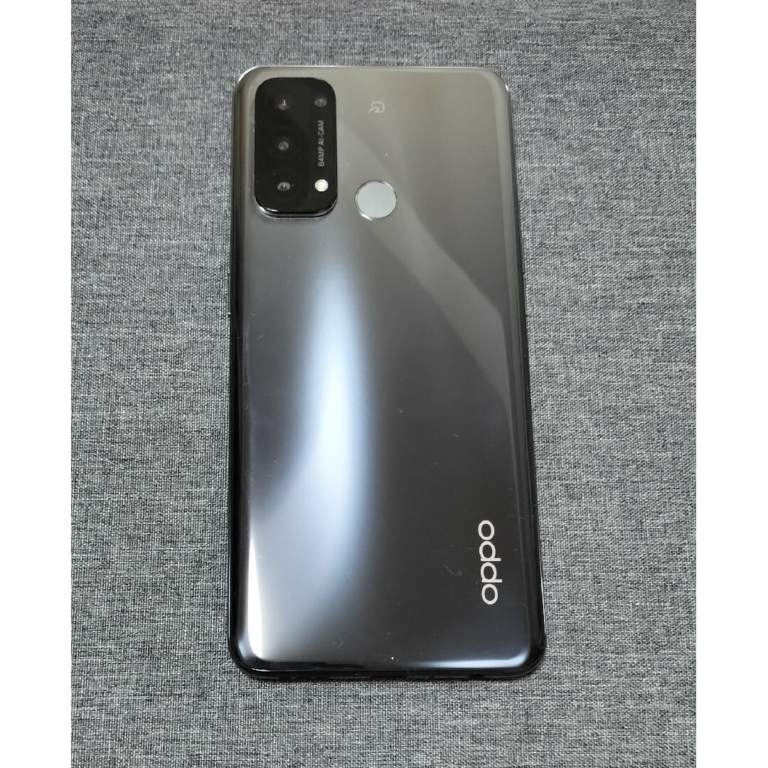 OPPO(オッポ)のOPPO　Reno5 A　シルバーブラック　A1030P スマホ/家電/カメラのスマートフォン/携帯電話(スマートフォン本体)の商品写真