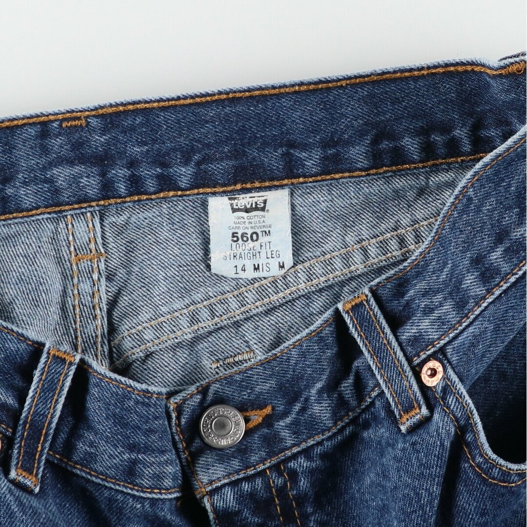 Levi's(リーバイス)の古着 リーバイス Levi's 560 LOOSE FIT STRAIGHT LEG テーパードデニムパンツ USA製 レディースXL ヴィンテージ /eaa384590 レディースのパンツ(デニム/ジーンズ)の商品写真