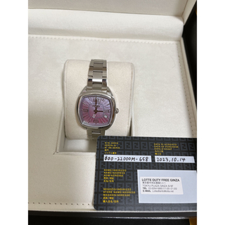 フェンディ(FENDI)の【新品】FENDI フェンディ 腕時計 22000M スクエア モメント(腕時計)