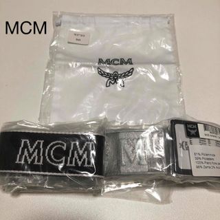 エムシーエム(MCM)の【新品】MCM エムシーエム　ベルト  MXBAAMM01 BK001 ブラック(ベルト)