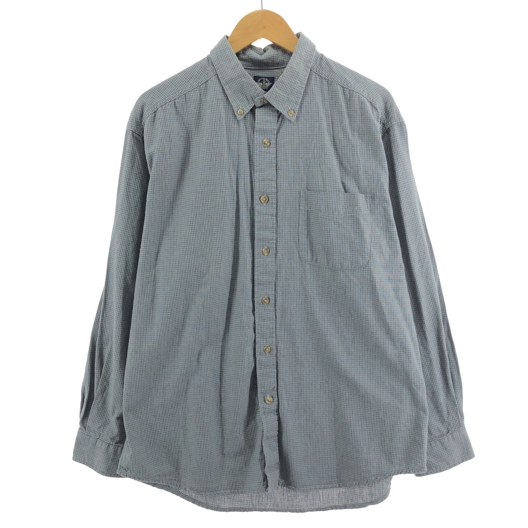 DOCKERS 長袖 ボタンダウン ライトネルチェックシャツ メンズXL /eaa384943