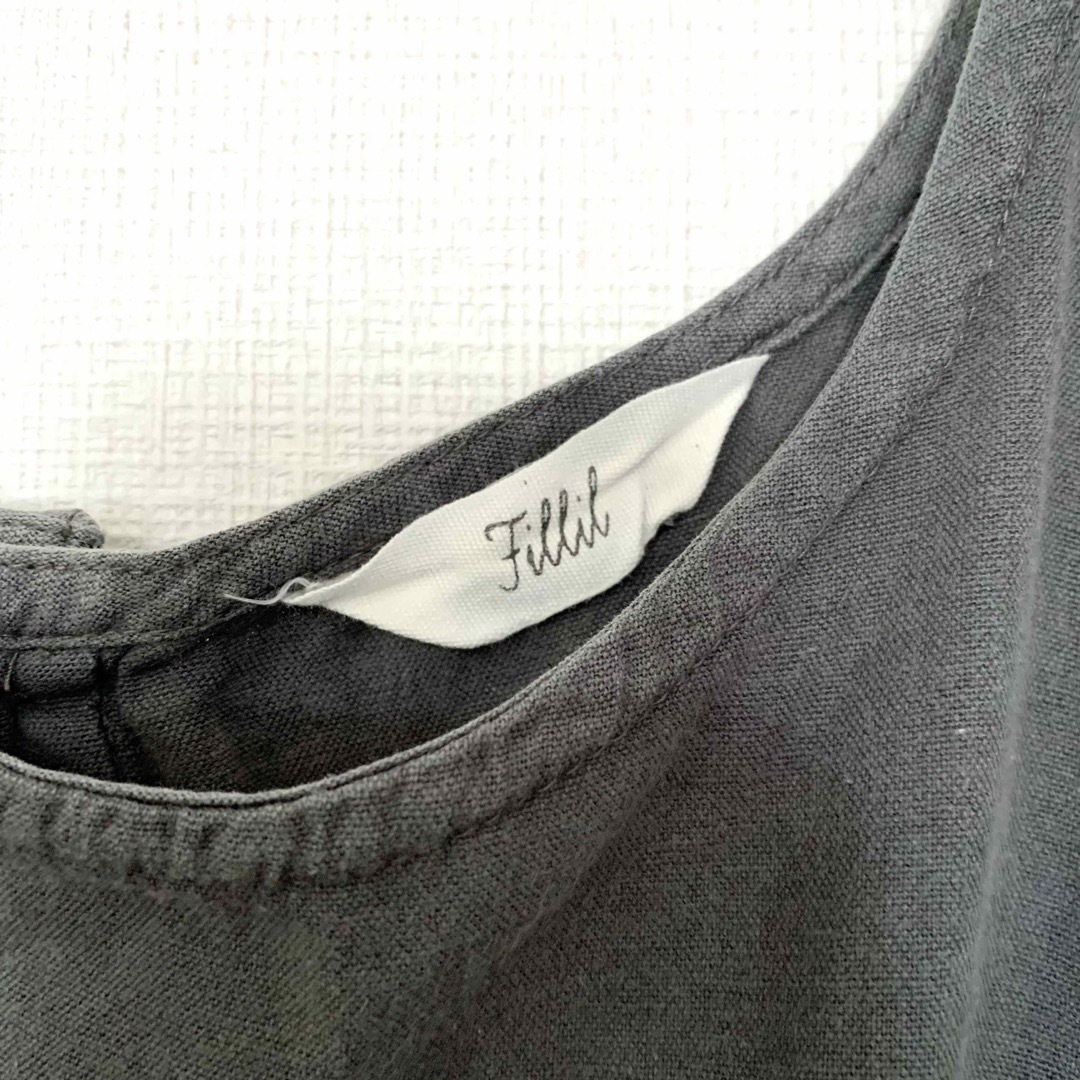 Fillil(フィリル)のFillilフィリル/ナチュラルチュニックワンピース柔らかコットン袖口ボタン♪ レディースのトップス(チュニック)の商品写真