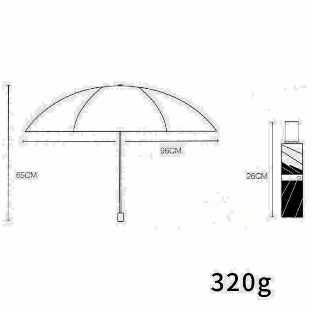 折りたたみ傘 オフホワイト 白 手動 メンズ レディース 晴雨兼用 日傘 雨傘 レディースのファッション小物(傘)の商品写真