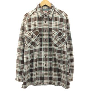 リーバイス(Levi's)の古着 リーバイス Levi's 長袖 ヘビーネルチェックシャツ メンズXXL /eaa384930(シャツ)