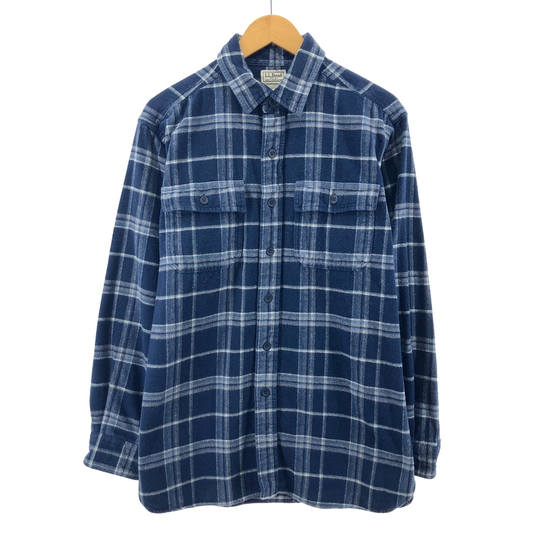 エルエルビーン L.L.Bean TRADITIONAL FIT 長袖 ヘビーネルチェックシャツ メンズM /eaa385075eaa385075取扱店