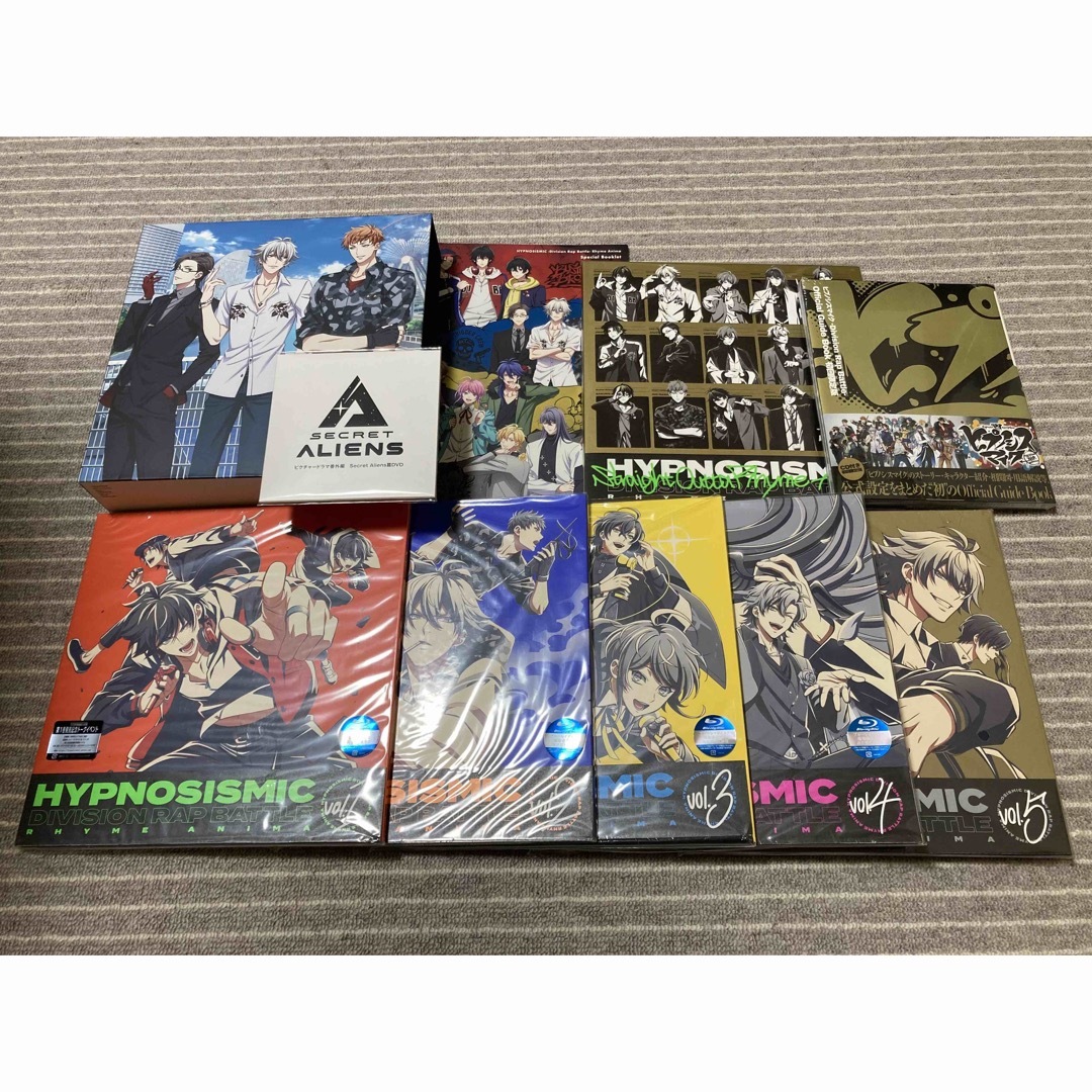 ヒプノシスマイク Rhyme Anima Blu-ray全5巻Amazon特典の通販 by