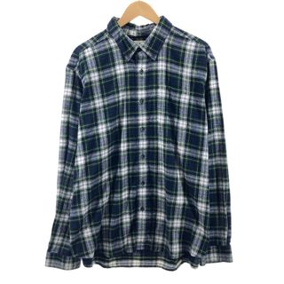 エルエルビーン(L.L.Bean)の古着 エルエルビーン L.L.Bean TRADITIONAL FIT タータンチェック 長袖 フランネルチェックシャツ メンズXL /eaa385080(シャツ)