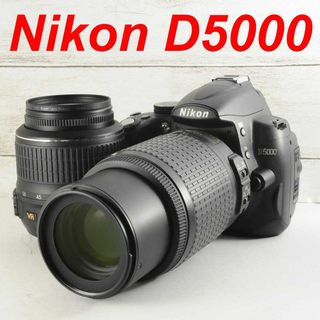 ❤️嬉しいダブルレンズ❤️スマホ転送❤️Nikon 5000 の通販|ラクマ