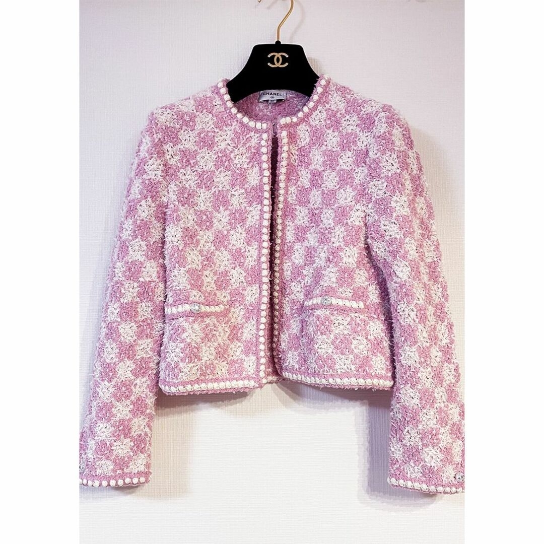 CHANEL - 完売品 シャネル カーディガン 36 2023春夏 未使用の CHANEL - 完売品 シャネル カーディガン 36 2023春夏 未使用の