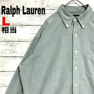 ラルフローレン(Ralph Lauren)のv32 US古着 ラルフローレン BD長袖シャツ BLAKE 無地(シャツ)