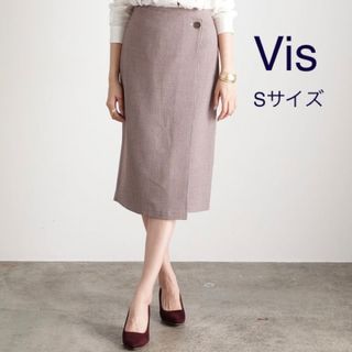 ヴィス(ViS)のVis アシメラップIラインスカート　Sサイズ(ロングスカート)