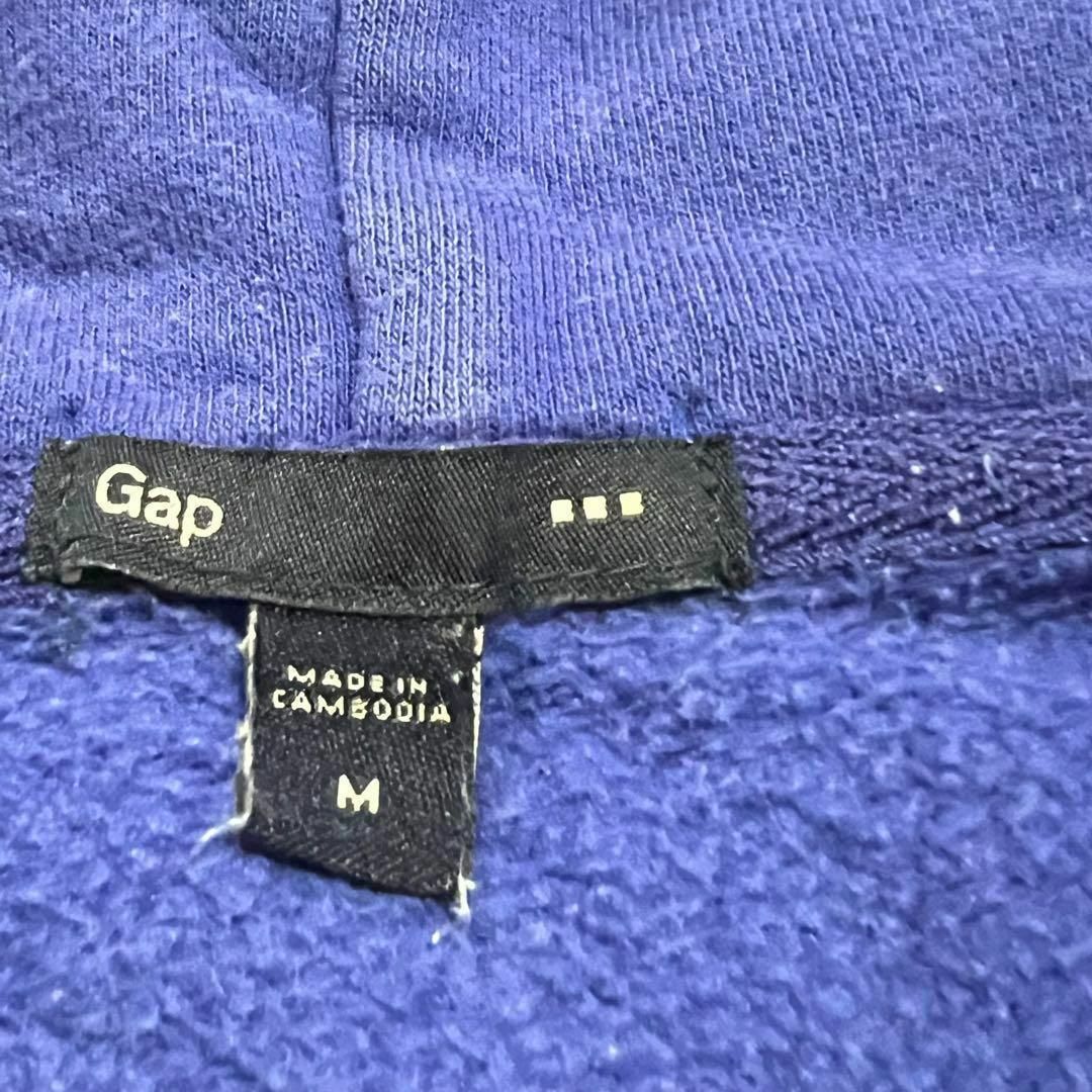 GAP(ギャップ)の人気✨【GAP】ギャップ M フルジップパーカー ビッグロゴワッペン ドット レディースのトップス(パーカー)の商品写真