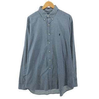 ラルフローレン(Ralph Lauren)の古着 ラルフローレン Ralph Lauren BLAKE 長袖 ボタンダウンチェックシャツ メンズXXL /eaa384905(シャツ)