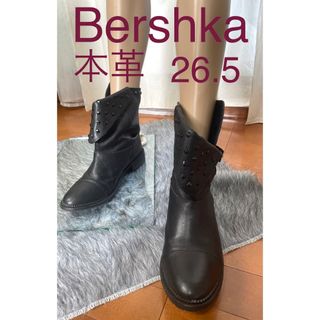 ベルシュカ(Bershka)のBerhska ベルシュカ　本革　レザー　ショートブーツ　(ブーツ)