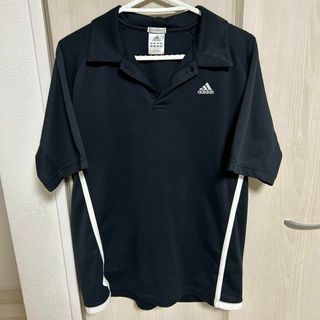 アディダス(adidas)のadidas 半袖シャツ ブラック Clima365 Mサイズ(Tシャツ/カットソー(半袖/袖なし))