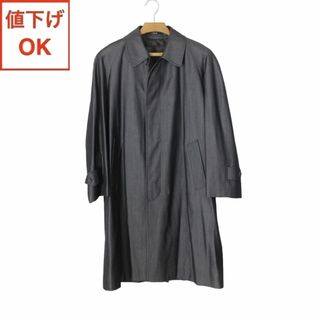 ダックス(DAKS)の05【極美品】ダックス DAKS ステンカラーコート A3 メンズ S M 絹混(ステンカラーコート)