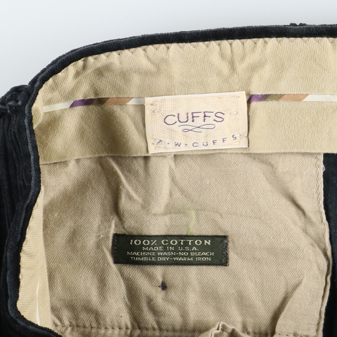 90cm股上CUFFS コーデュロイパンツ USA製 メンズw35 /eaa383375