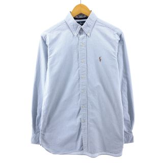 ラルフローレン(Ralph Lauren)の古着 ラルフローレン Ralph Lauren CLASSIC FIT 長袖 ボタンダウンストライプシャツ メンズL /eaa384681(シャツ)