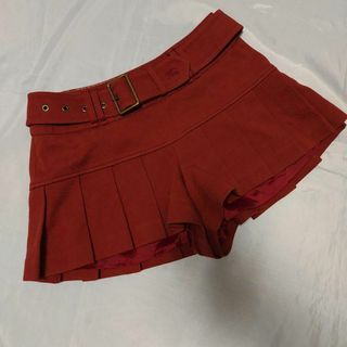 1888超美品　バーバリーブルーレーベル　36　ショートパンツ　スカート　ベルト