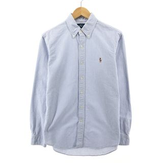 ラルフローレン(Ralph Lauren)の古着 ラルフローレン Ralph Lauren CUSTOM FIT 長袖 ボタンダウンストライプシャツ メンズM /eaa384684(シャツ)