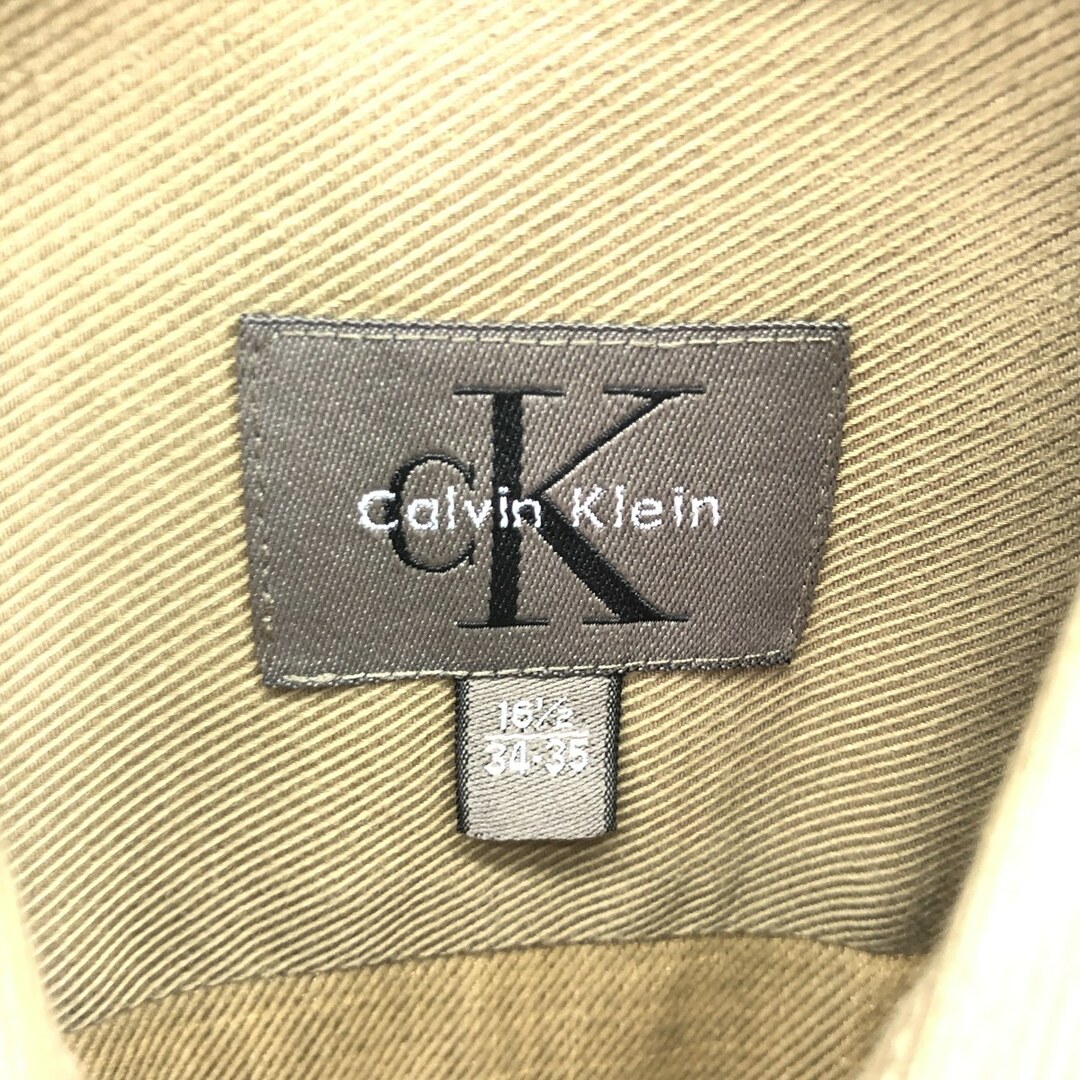 カルバンクライン Calvin Klein 長袖 コットンシャツ メンズXL /eaa384272