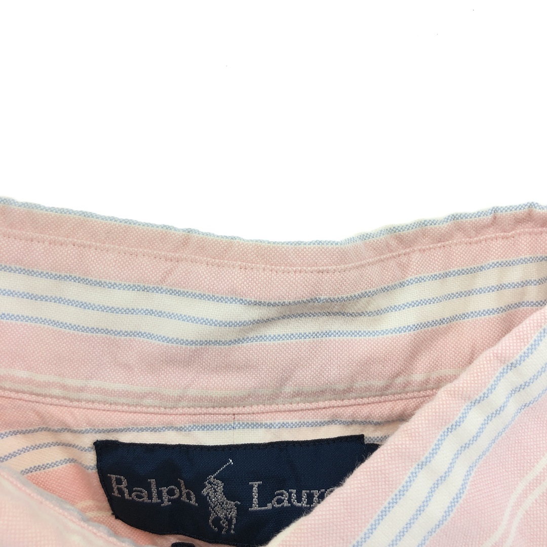 Ralph Lauren(ラルフローレン)の古着 ラルフローレン Ralph Lauren CLASSIC FIT 長袖 ボタンダウンストライプシャツ メンズXL /eaa384691 メンズのトップス(シャツ)の商品写真