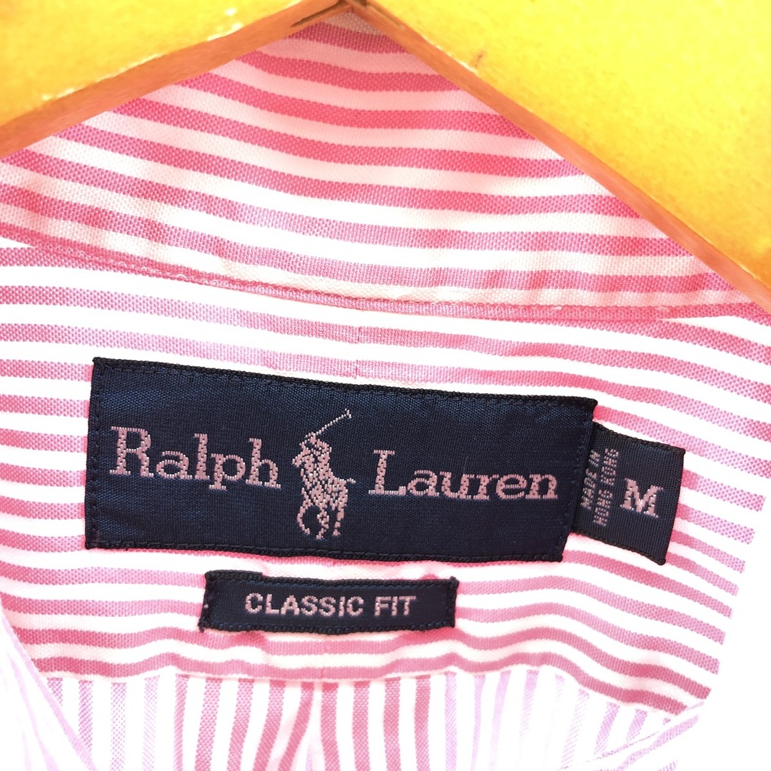 Ralph Lauren(ラルフローレン)の古着 ラルフローレン Ralph Lauren CLASSIC FIT 長袖 ボタンダウンストライプシャツ メンズL /eaa385025 メンズのトップス(シャツ)の商品写真