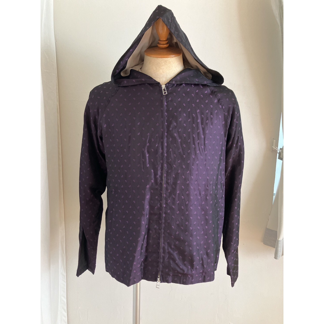 URU(ウル)のURU paisley nylon hooded jkt メンズのジャケット/アウター(ナイロンジャケット)の商品写真