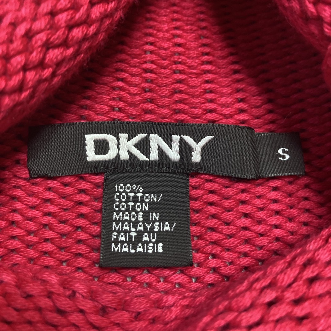 DKNY(ダナキャランニューヨーク)のDKNY ニット　コットン100% ピンク レディースのトップス(ニット/セーター)の商品写真