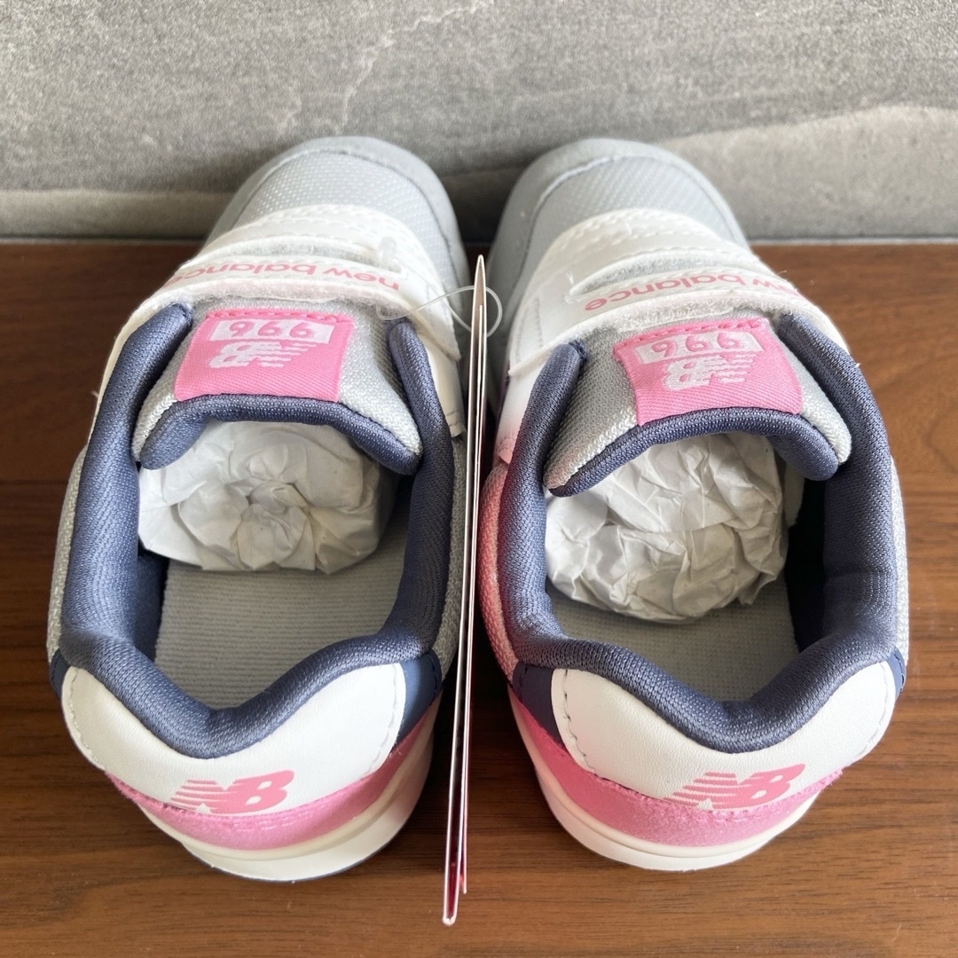 New Balance - 【新品】14センチ ホワイト×ピンク New Balance - 【新品】14センチ ホワイト×ピンク