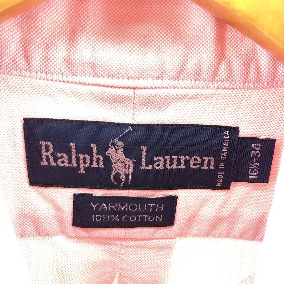 Ralph Lauren(ラルフローレン)の古着 ラルフローレン Ralph Lauren YARMOUTH 長袖 ボタンダウンシャツ メンズXL /eaa384676 メンズのトップス(シャツ)の商品写真