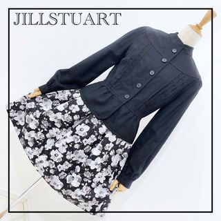 ジルスチュアート(JILLSTUART)の«JILLSTUART» フェミニン きれいめ 通勤 黒 セット 女子アナ 春秋(セット/コーデ)