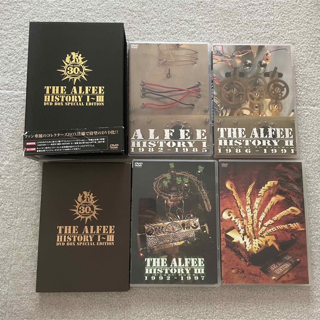 THE ALFEE/HISTORY Ⅰ～Ⅲ DVD-BOX SPECIAL E…