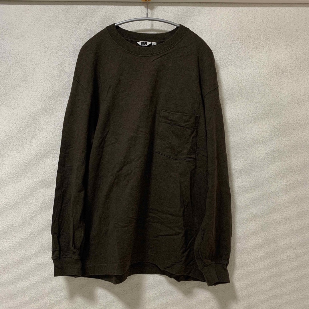 UNIQLO(ユニクロ)の【UNIQLO U】長袖シャツ メンズのトップス(Tシャツ/カットソー(七分/長袖))の商品写真