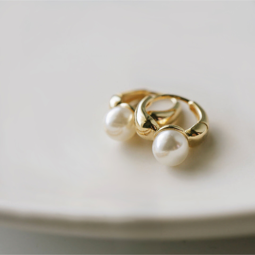 DEUXIEME CLASSE - 【p33】small pearl pierce 18k gold-plated の通販