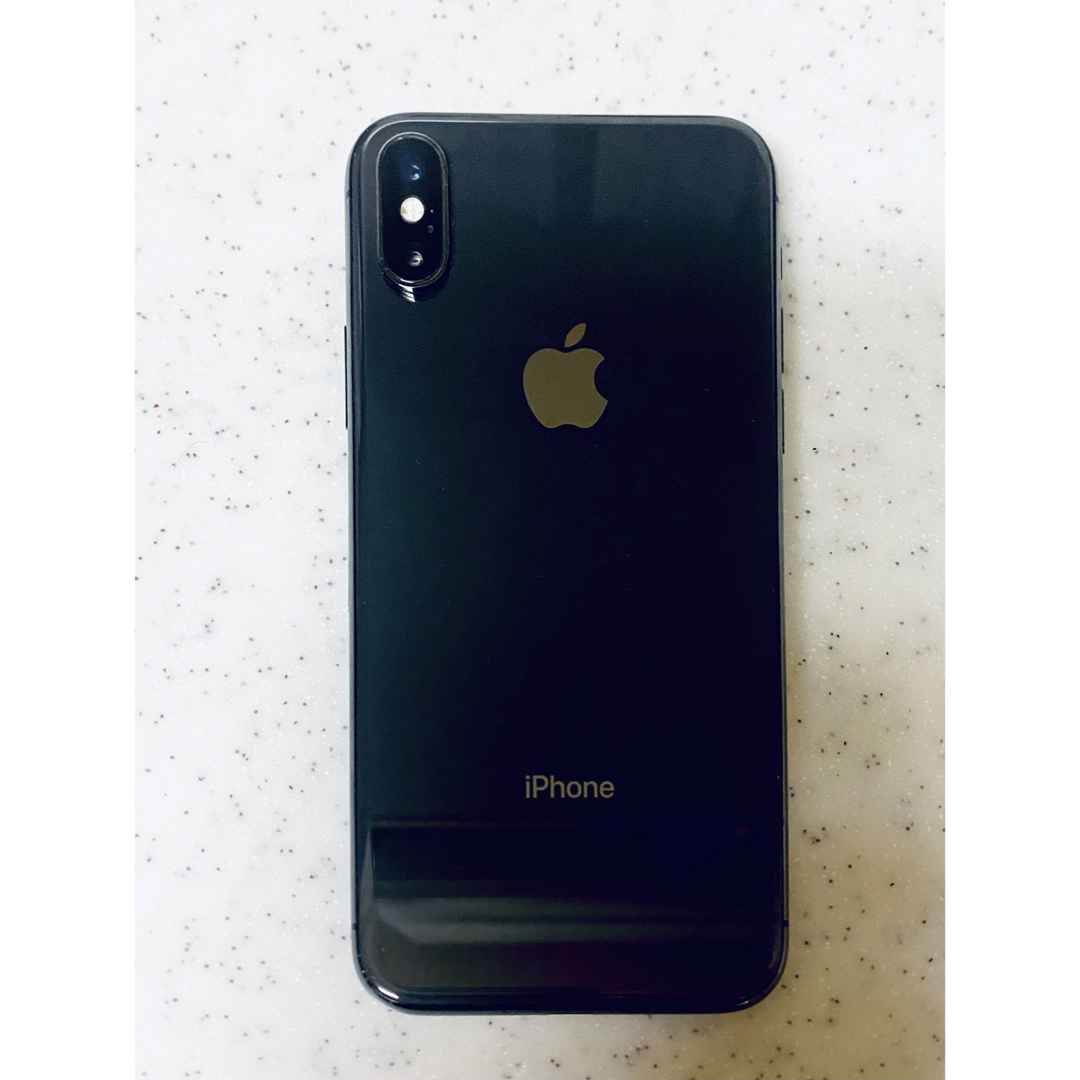 Apple(アップル)のiPhone X Space Gray 256GB  SIMフリー スマホ/家電/カメラのスマートフォン/携帯電話(スマートフォン本体)の商品写真