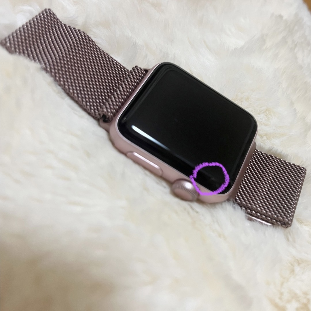 Apple Watch(アップルウォッチ)のApplewatch series2 (純正充電ケーブル付) スマホ/家電/カメラのスマートフォン/携帯電話(その他)の商品写真