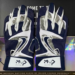 ナイキ(NIKE)の新品 NIKE MVP ELITE  バッティンググローブ ネイビー Sサイズ(グローブ)