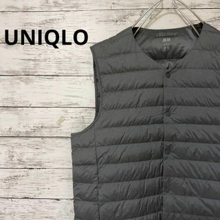 ユニクロ(UNIQLO)のUNIQLO 2WAYウルトラライトダウンベスト定番 人気 保存袋あり(ダウンベスト)