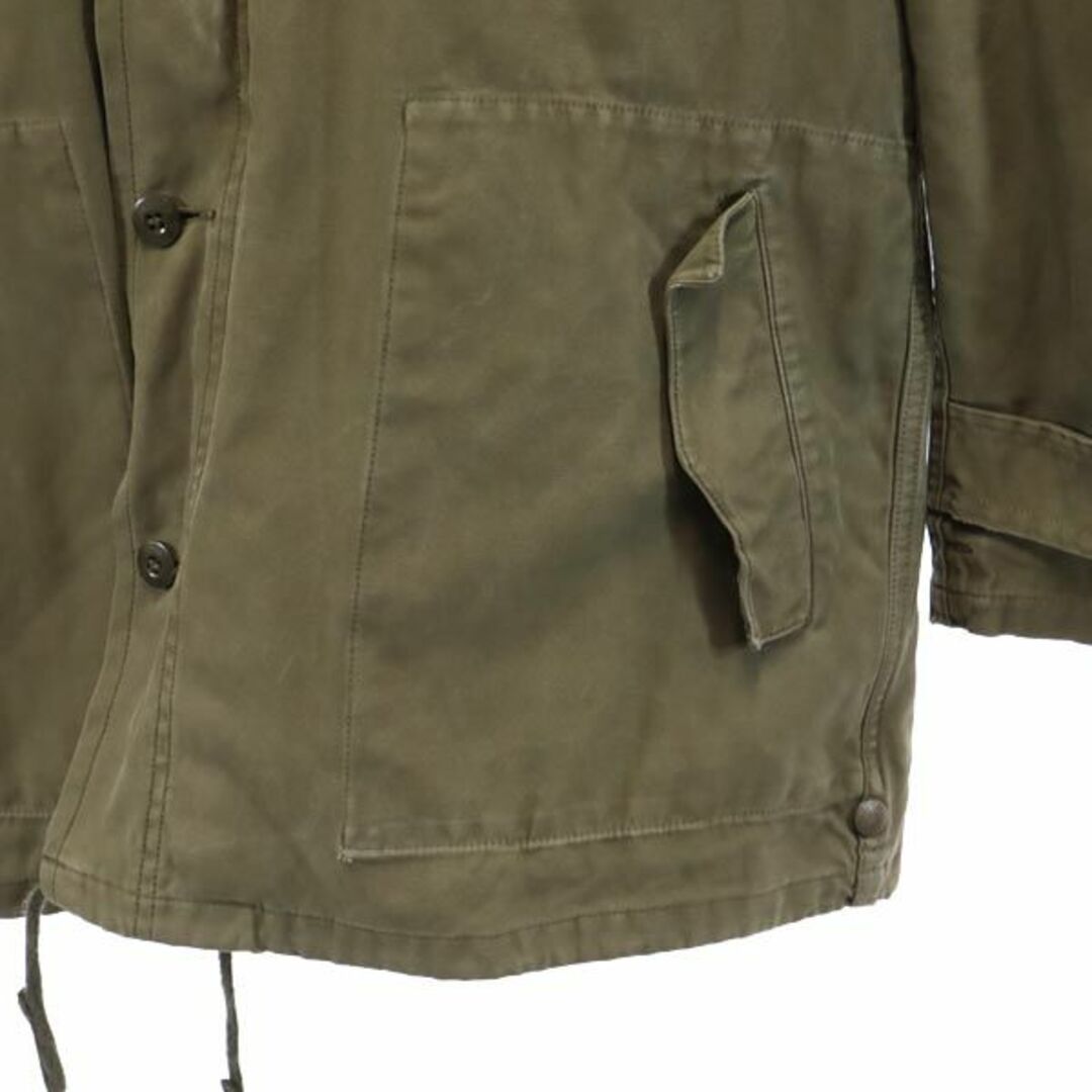 ドイツ軍 90s 長袖 2way モッズコート カーキ GERMAN MILITARY