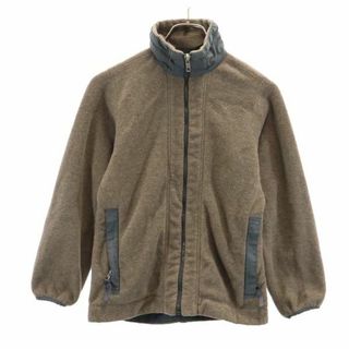 パタゴニア(patagonia)のパタゴニア USA製 長袖 アウトドア フリースジャケット XS ブラウン系 patagonia ロゴ刺繍 レディース 古着 【231023】(その他)