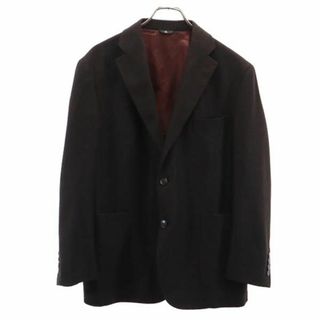 LANVIN ランバンコレクション【40/L】麻絹 テーラードジャケット 軽量